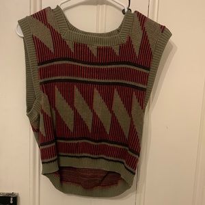 Sleeveless Retro Top